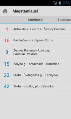 Busai Vilnius android App screenshot 1
