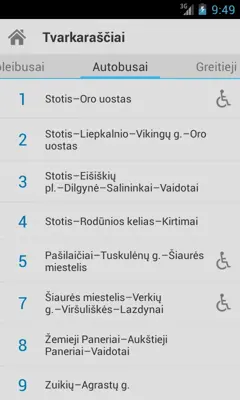 Busai Vilnius android App screenshot 5